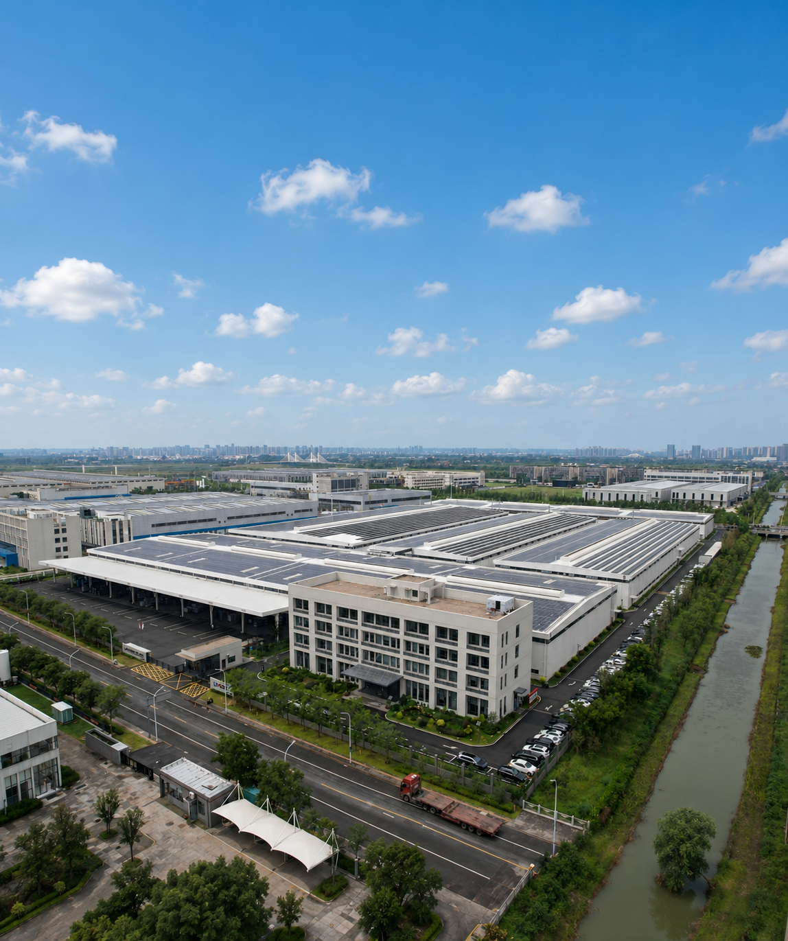 LeakGuard Industrial manufacturing facility -- automated HDPE injection molding production line