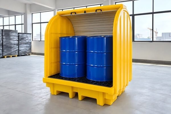 Covered Spill Stations